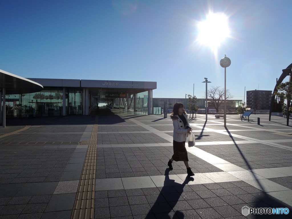 ここから・・・日立駅前