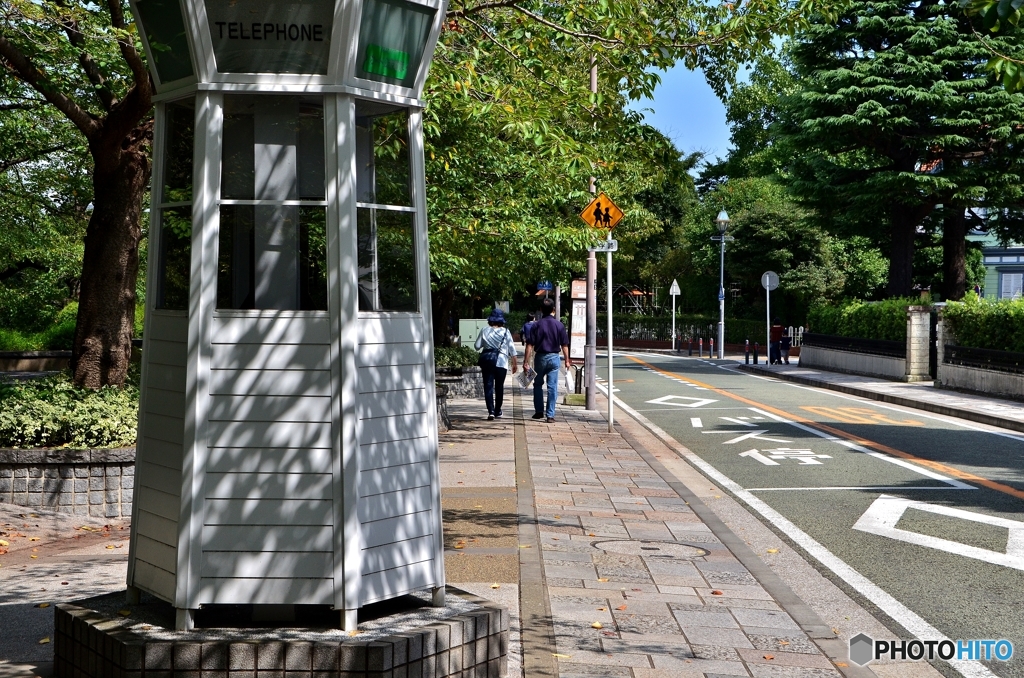 自動電話とbusstop