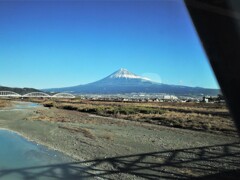 富士川からの車窓で、