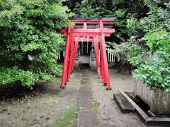 鳥居と祠