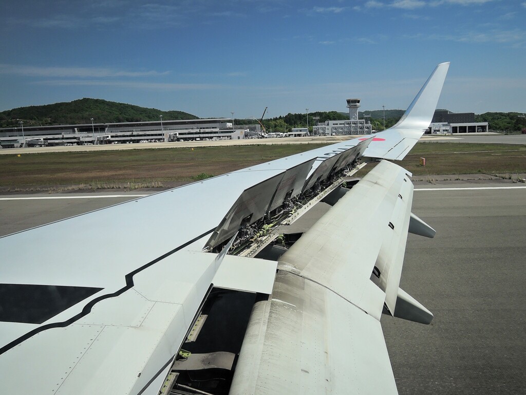 到着ぅ～！　airport hirosima