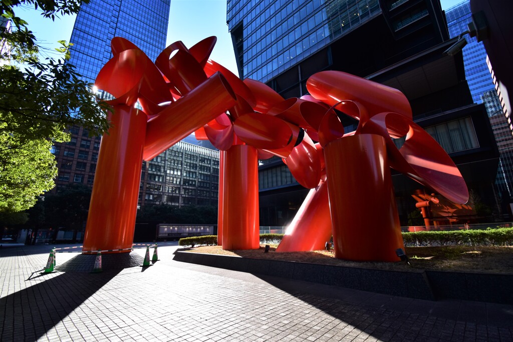 Red monument