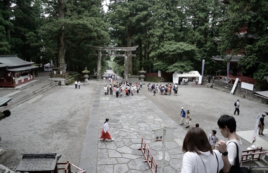東照宮，中央拝観受付前・・・その２