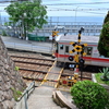 塩屋の踏切り