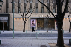 下を向く・・・