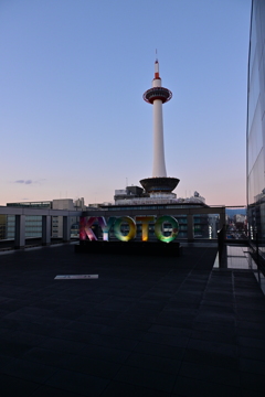 夕暮れのタワー