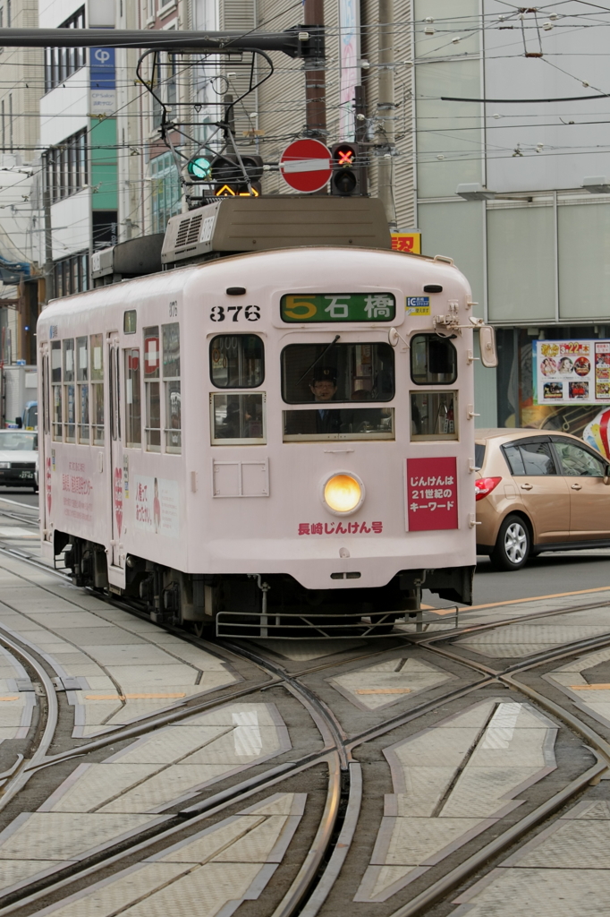 長崎電軌　西浜町