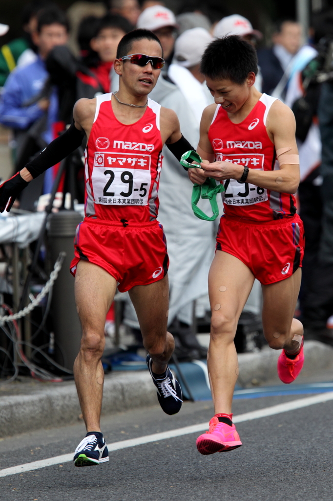 ニューイヤー駅伝15 4 5 於桐生中継所 By まるまるまぁる Id 写真共有サイト Photohito