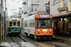 長崎電軌　松山町