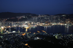 長崎市街の夜景(稲佐山山頂展望台より)