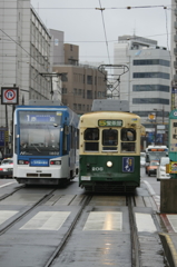 長崎電軌　築町