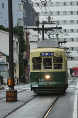 長崎電軌　出島付近