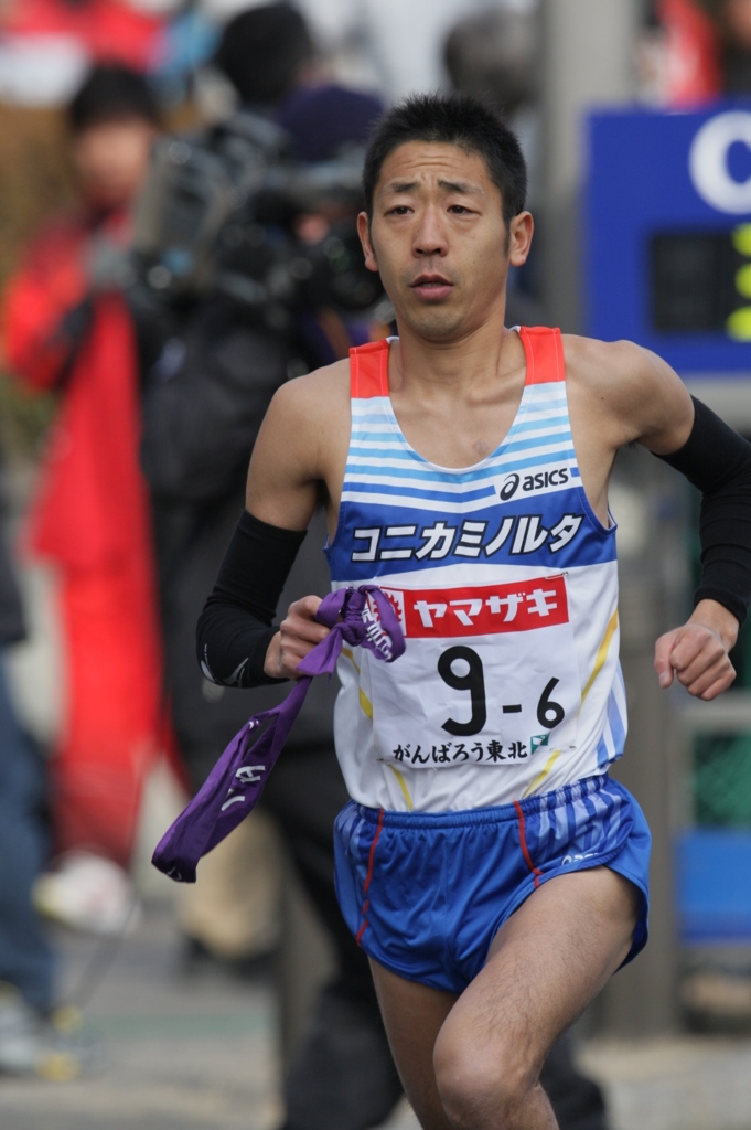 ニューイヤー駅伝２０１２　桐生市中継所