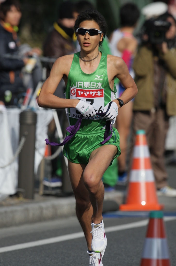 ニューイヤー駅伝２０１２　桐生市中継所