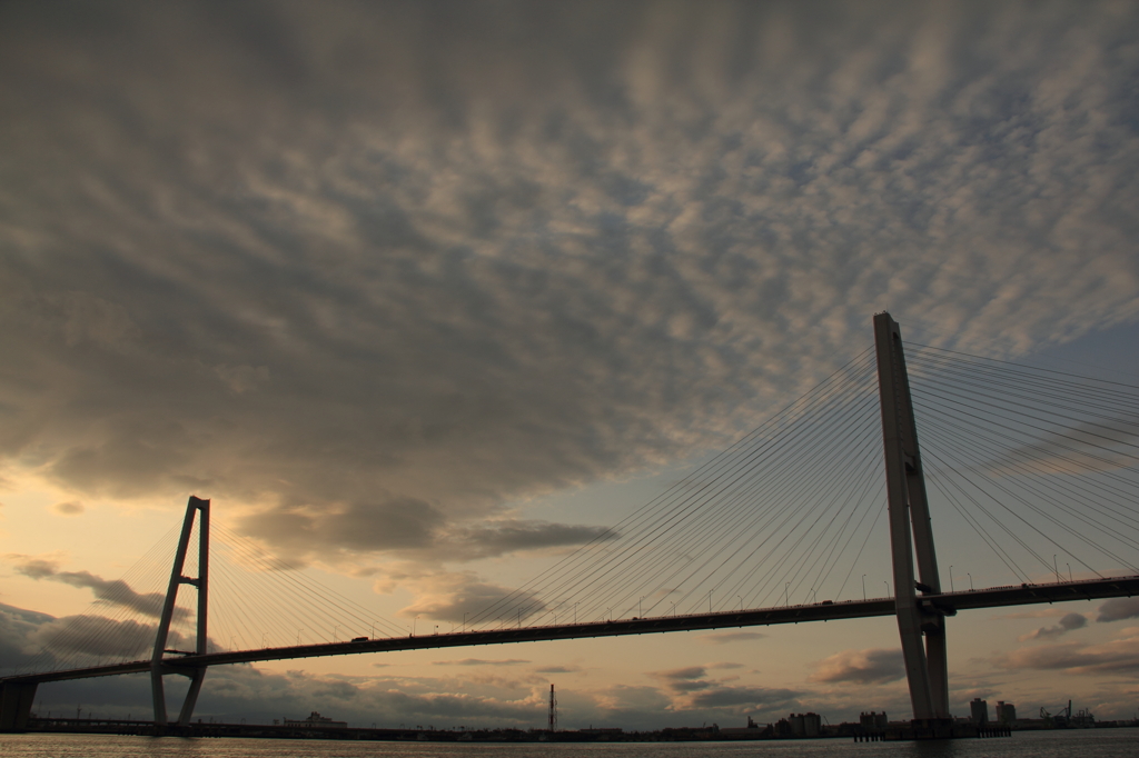 雨上がりの夕暮れに