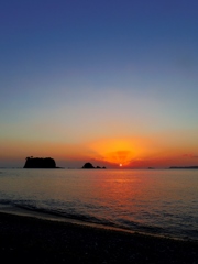 南紀古座の朝日