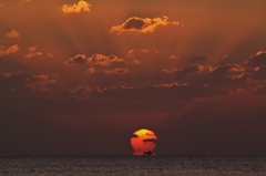 南紀古座の朝日