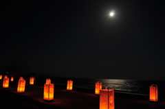 中秋の名月ｉｎ桂浜　６