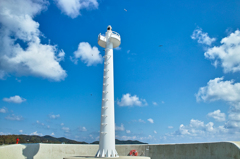 宗像市大島　堤防灯台