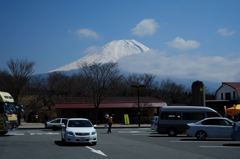 富士山、道の駅朝霧高原から