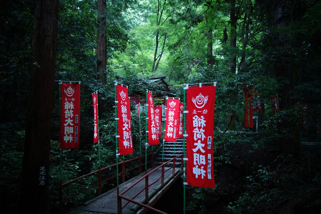 緑にむせる