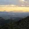 近江の夕景