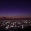 夕景の街