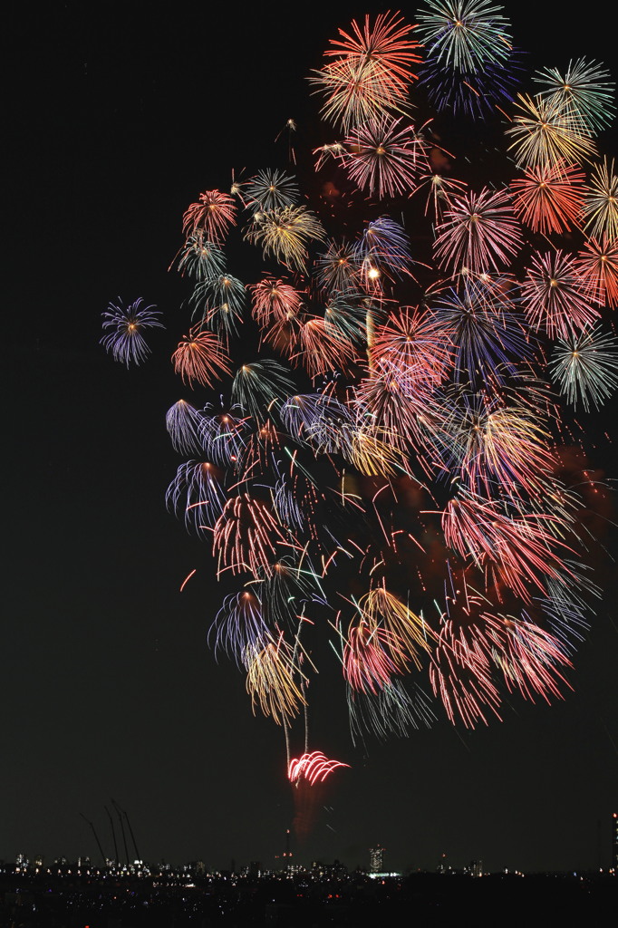 夜空の彩り