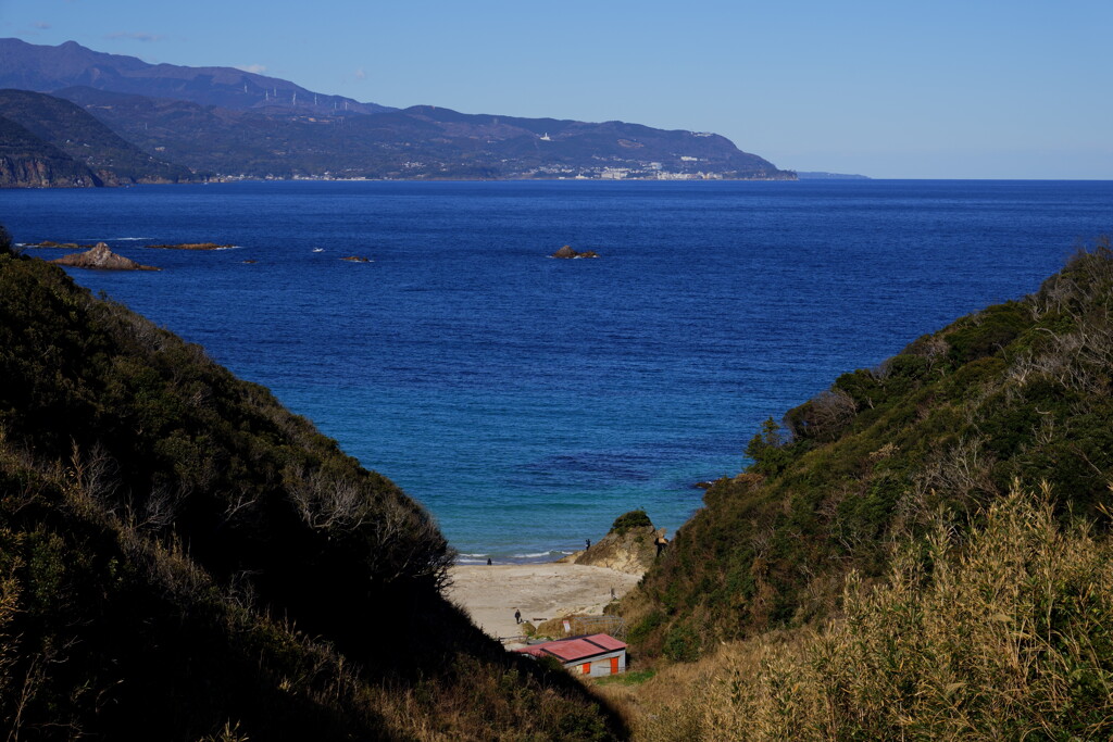下田にて 1 九十浜海水浴場