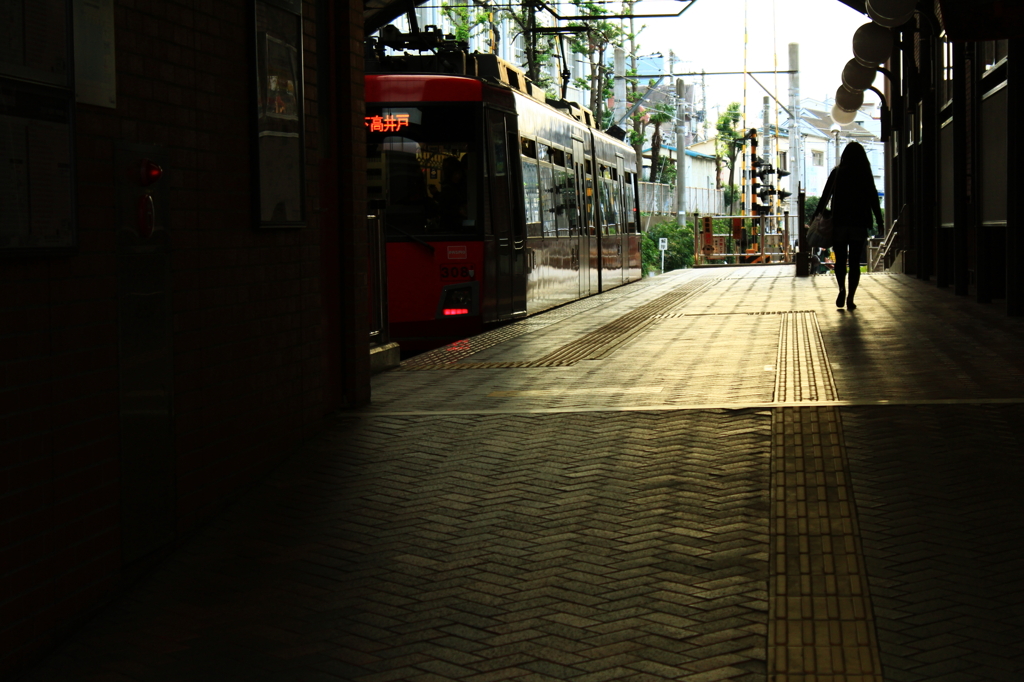 三軒茶屋駅にて