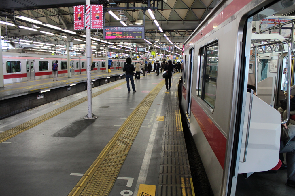 東横線渋谷駅にて　２