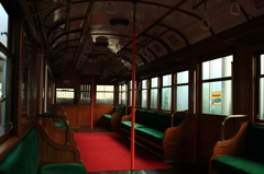 電車とバスの博物館にて