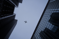 新宿上空を望む