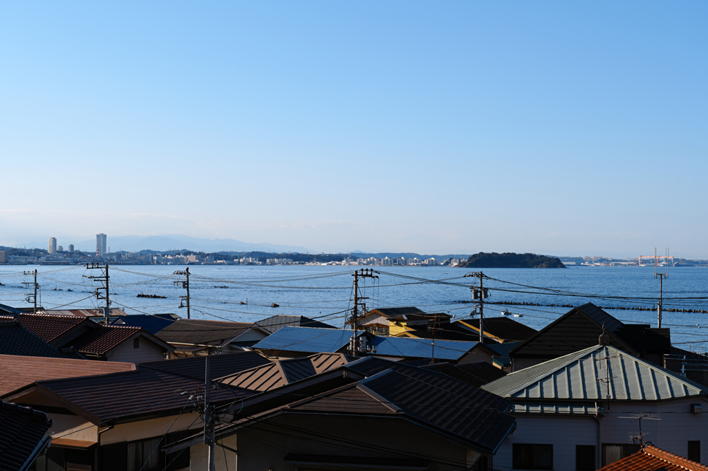 よこすか海岸通りにて