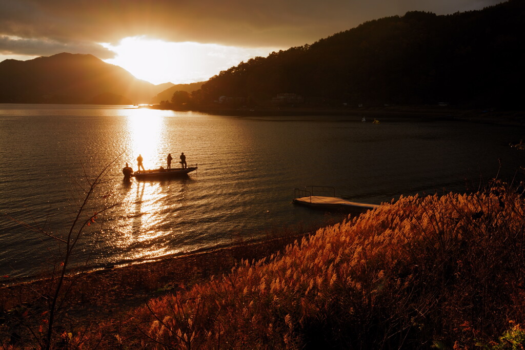 秋の河口湖にて 2025 4