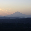 湘南平展望台より富士山を望む