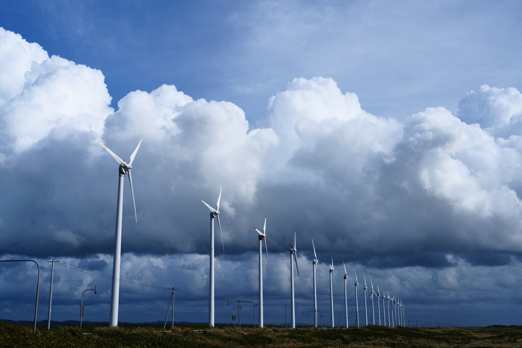 稚内 サロベツ原野駐車場にて