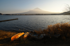 河口湖にて 1