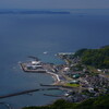鋸山展望台にて 1