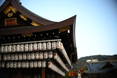 京都　八坂神社にて