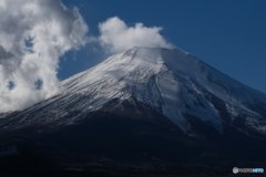 富士山と雲