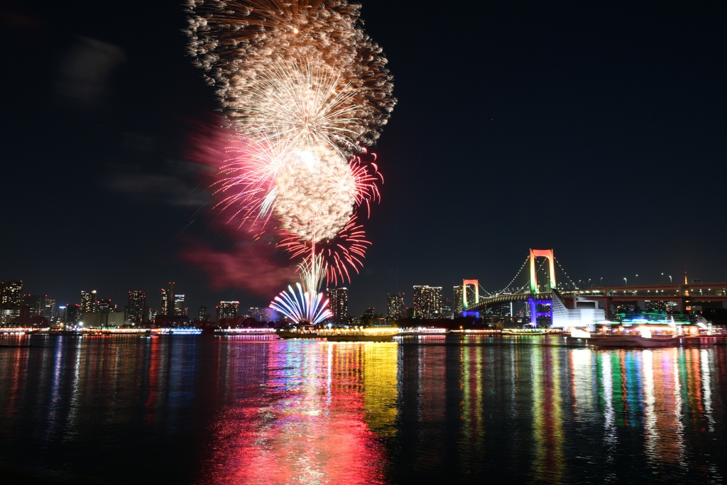 お台場花火