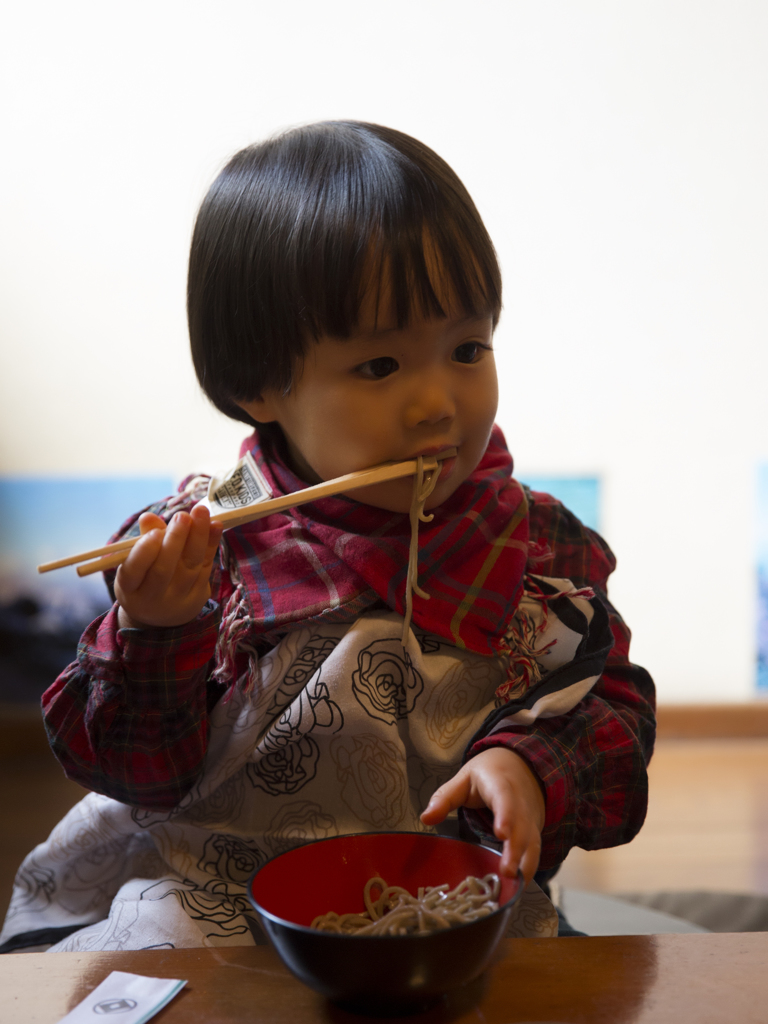お箸デビュー！！