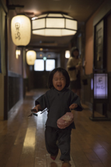 走ったらこけるよ！！