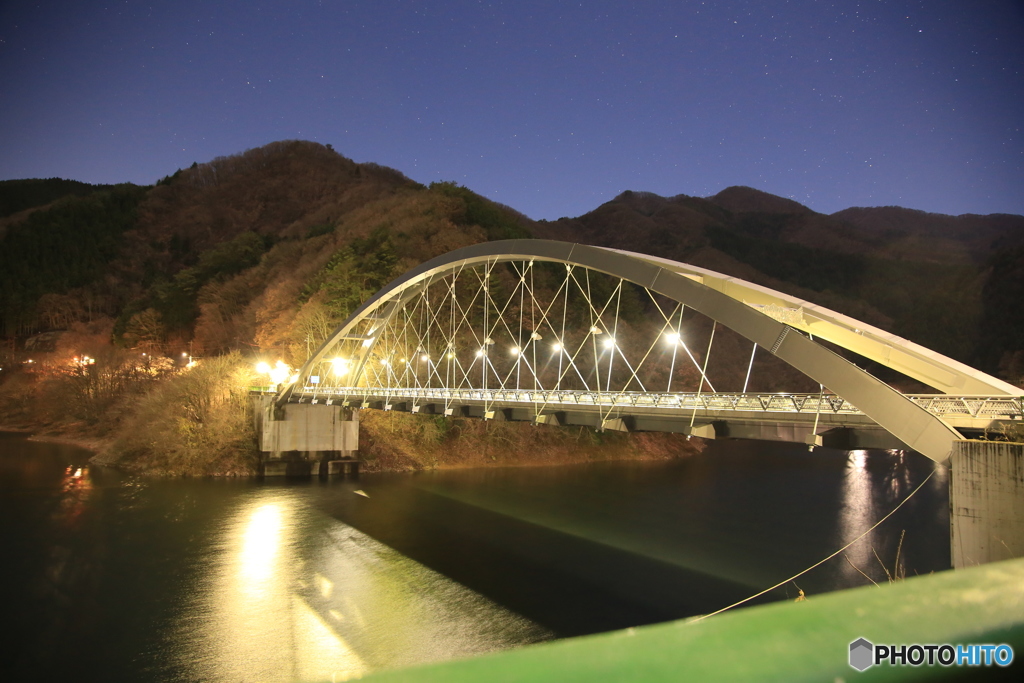 橋、星、ダム！