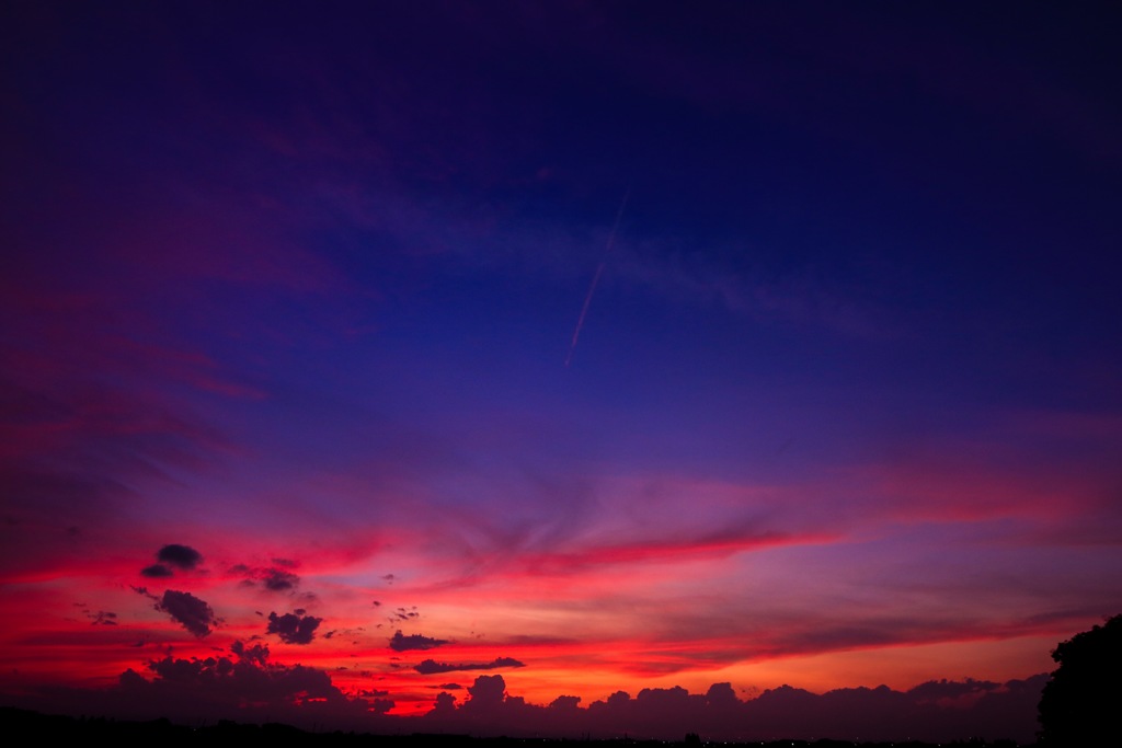 夕暮れ