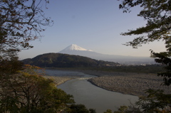 富士山と富士川と紅葉