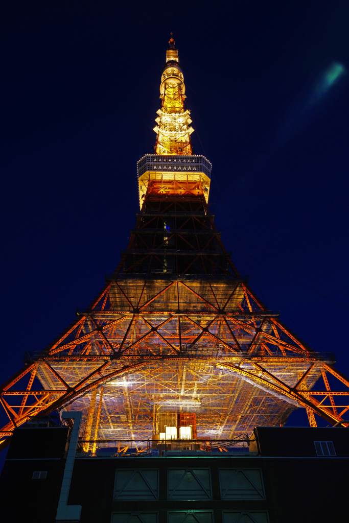 東京タワーが工事中だった・・・orz