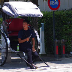 川越・人力車