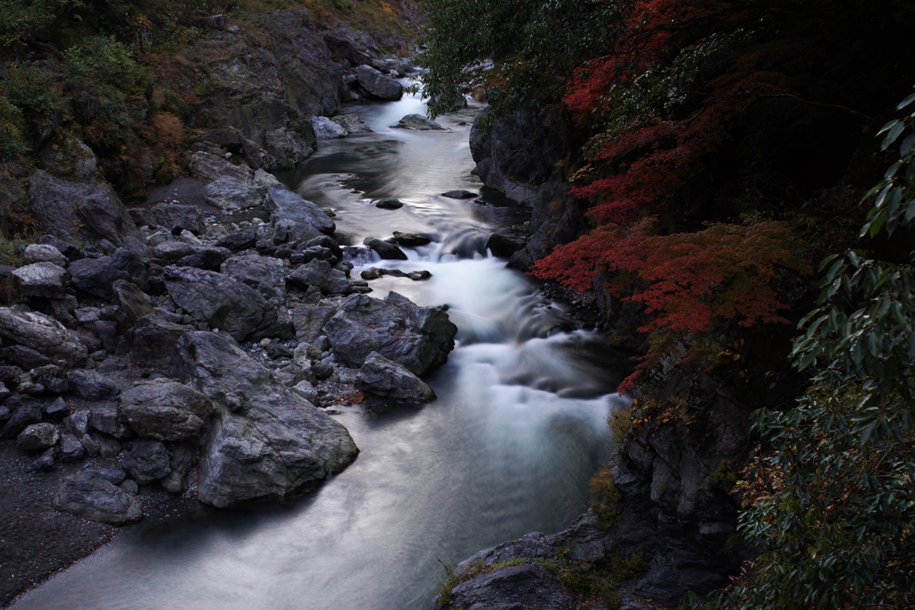 鳩ノ巣渓谷・紅葉2